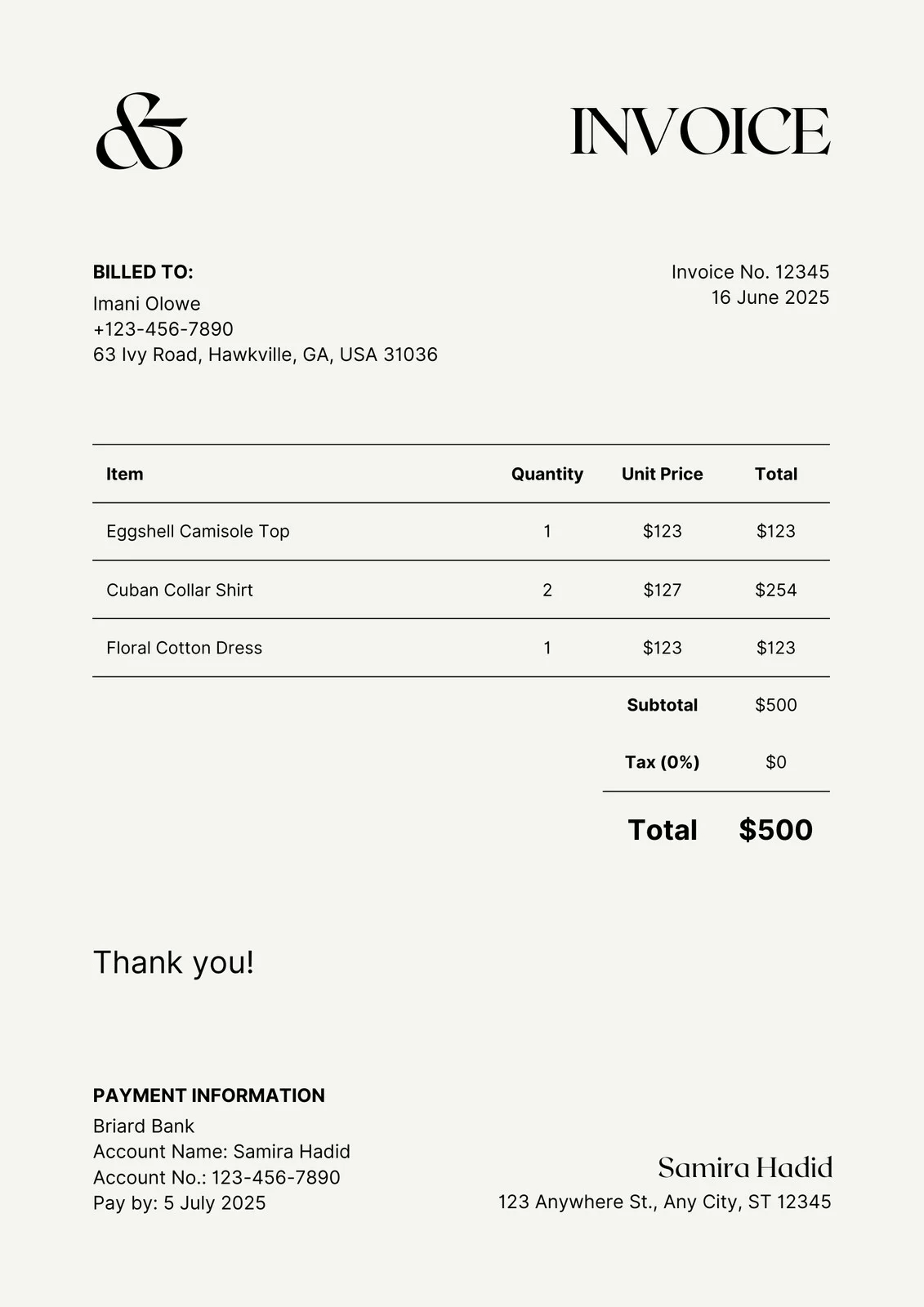 Invoice generator create professional invoices free