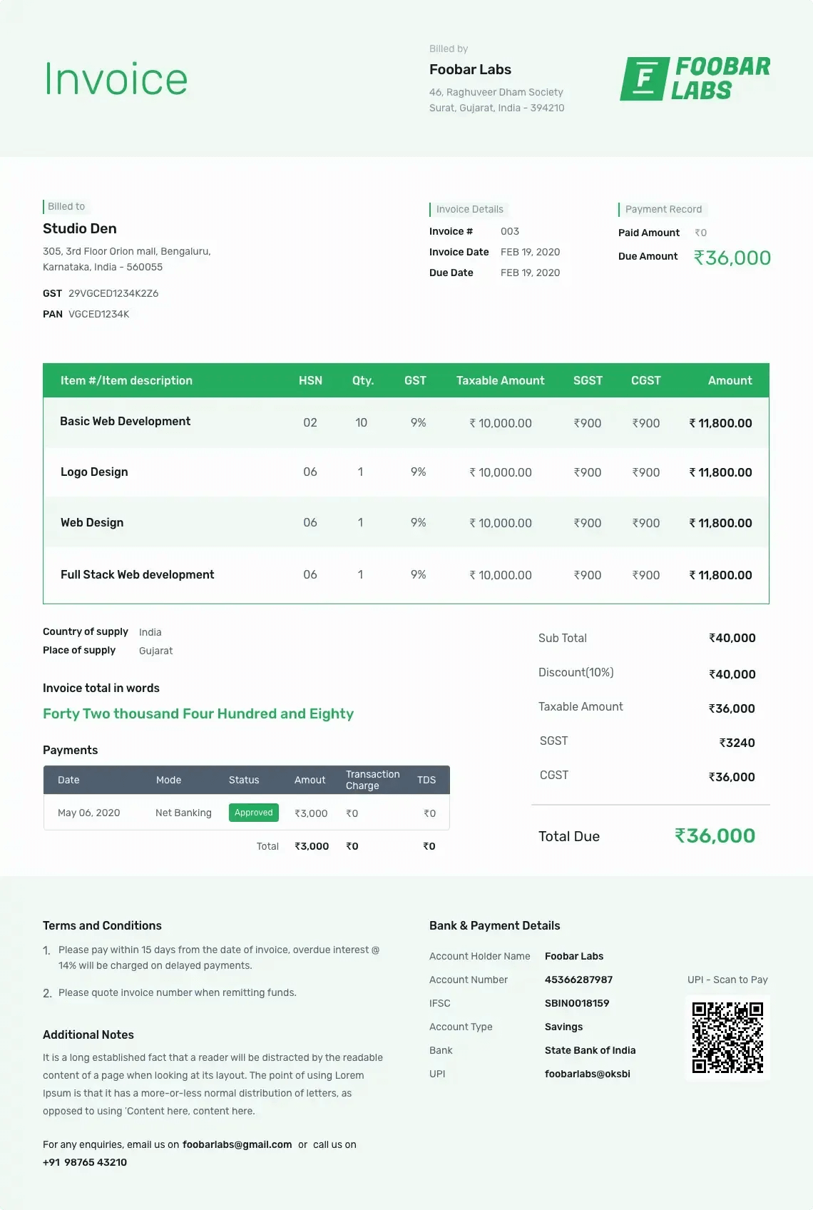 Invoice Generator - Create Professional Invoices Free